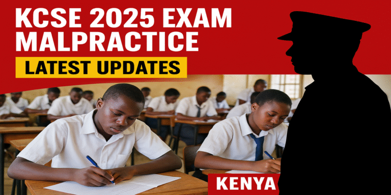 KCSE exam malpractice in Kenya